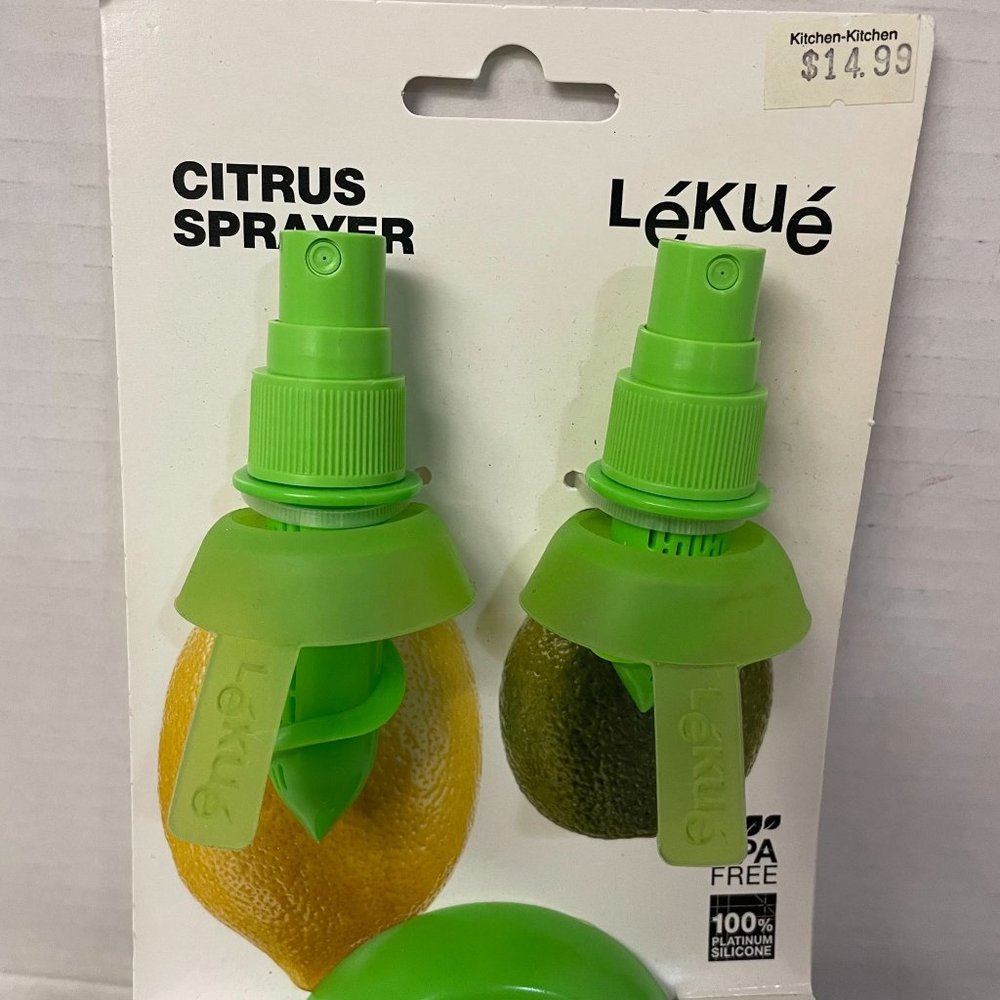 Lekue Spray Lemon Juice Sprayer Hand Juicer Mini Squeezer Kitchen‎ Tool 2 Piece